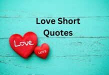 Love Short Quotes