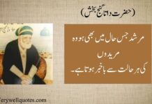 Hazrat Data Ganj Bakhah Quotes In Urdu